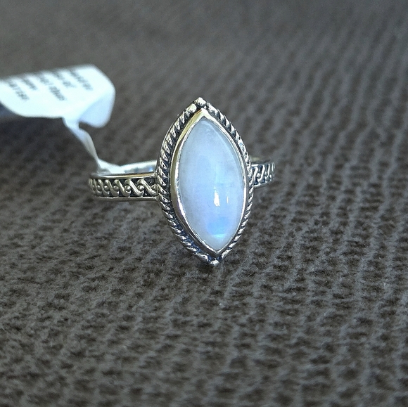 Shivam Jewelry - Shivam Rainbow🌈 Moonstone🌙 Marquise Ring💍 - NWT